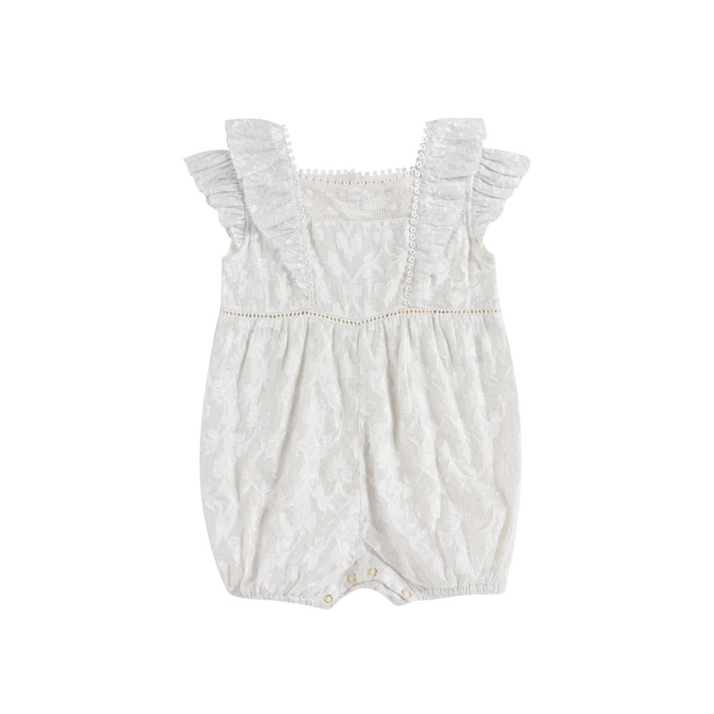 White Lace Baby Jumpsuit